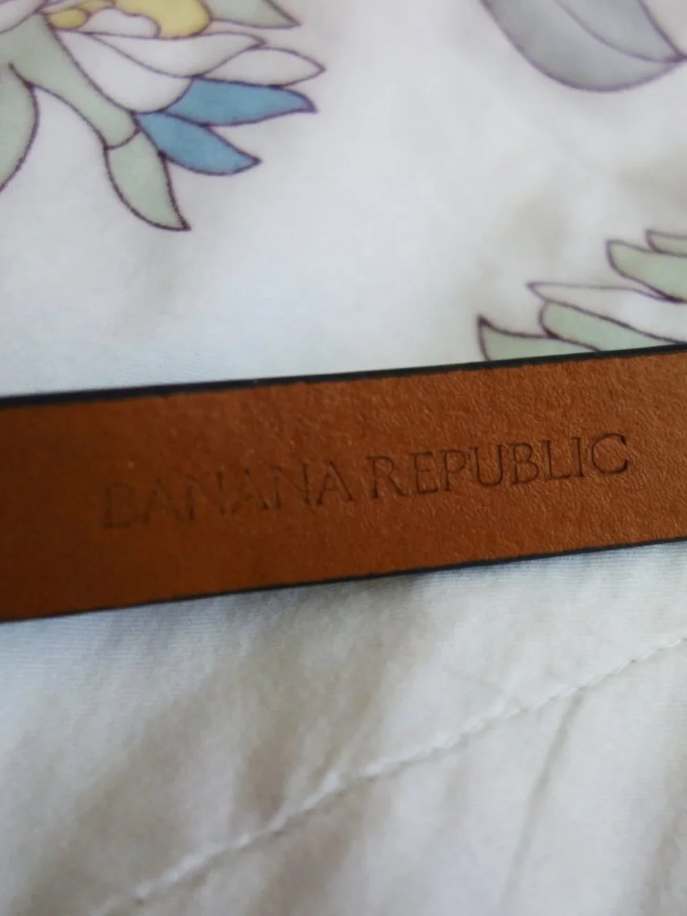 Banana Republic Women's Dark Teal Cow Leather Belt (S) NWOT!